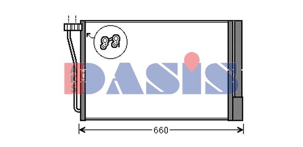 AKS DASIS Lauhdutin, ilmastointilaite 052025N